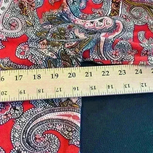 Rox & Ali button front lightweight sweater Paisley SIZE XL - Picture 8 of 9